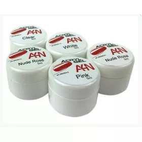 Box Découverte Acrylgel 5x5ml pour une manucure moderne ultra résistante.