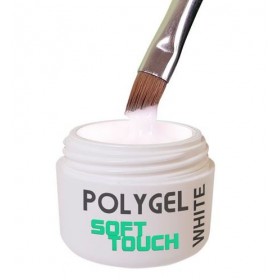 Polygel Soft Touch Blanc de texture crémeuse