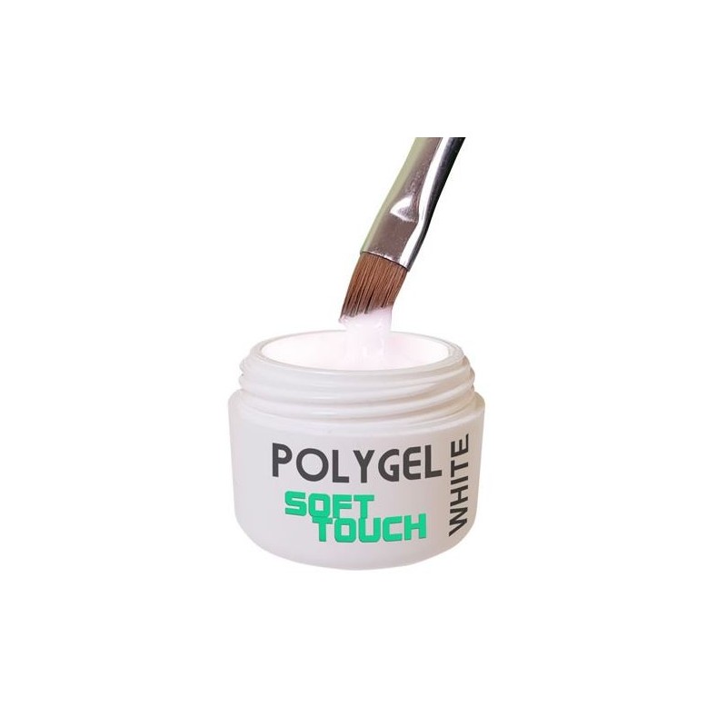Polygel Soft Touch Blanc de texture crémeuse