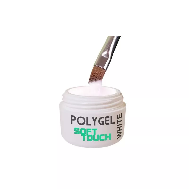 Polygel Soft Touch Blanc de texture crémeuse