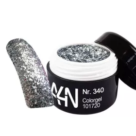 Gel Pailleté Argenté 340