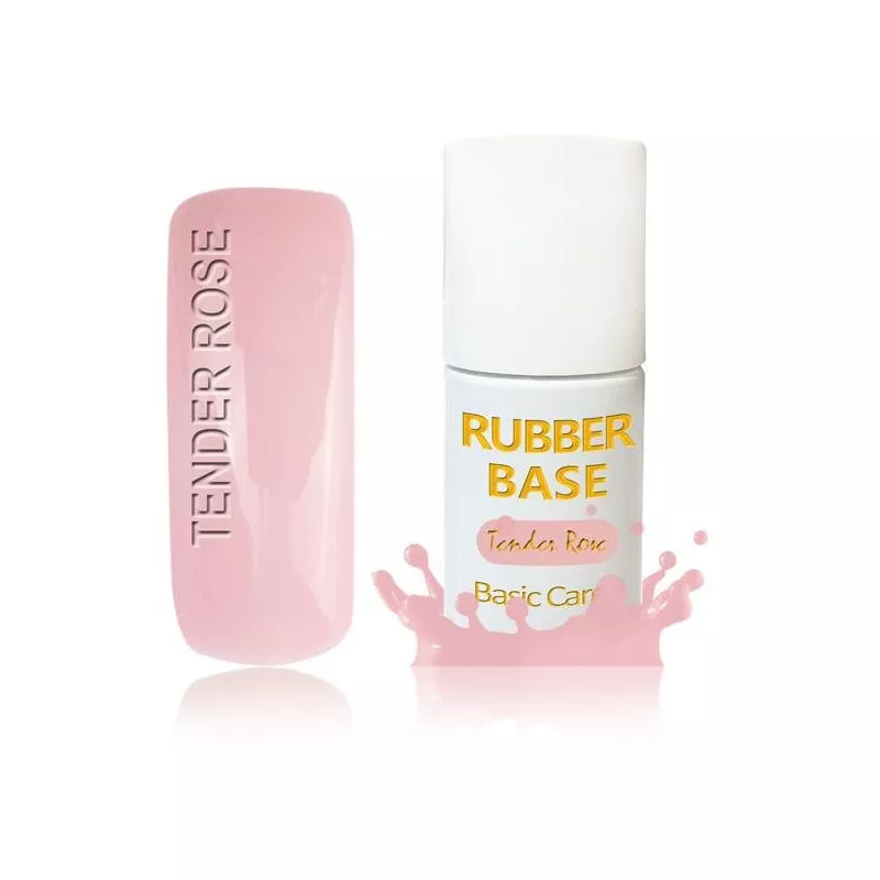 Rubber Base Tender Rose pour le renforcement de l'ongle naturel