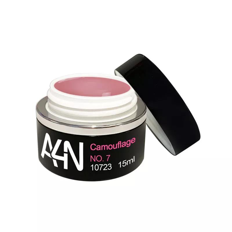 Camouflage N°7 Rose 15ml de viscosité épaisse idéal pour des ongles crochus