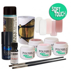 Polygel Soft Touch XL - un kit pour ongles bien assorti