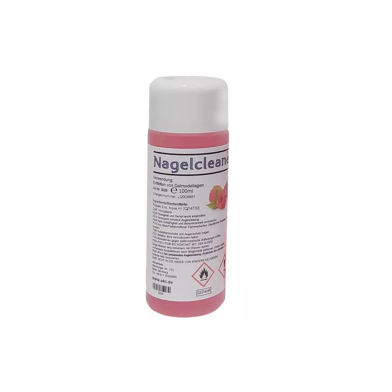 Cleaner Parfum Framboise100ml - Dégraissant pour ongles subtilement parfumé à la framboise