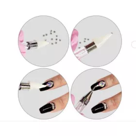 Strass Picker 2en1 pour prélever et placer vos strass ave précision sur les ongles