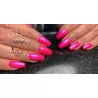 Gel couleur Rose Vif Pailleté
