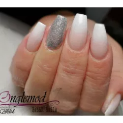 Gel couleur Argent pailleté A4N