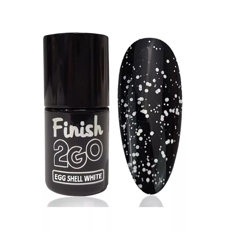 Finition 2GO Egg Shell pour ongles pour plus d'originalité.