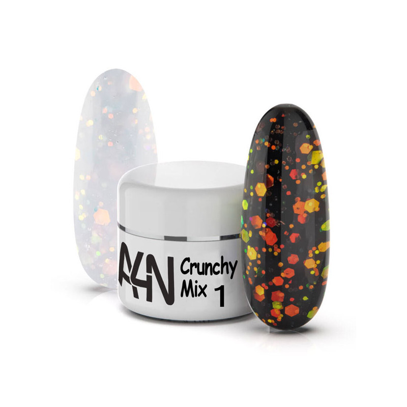 Gel Nail Art Crunchy -Ongles Nails Art ultra scintillants