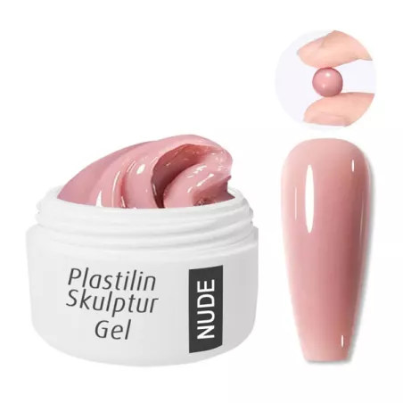 Gel Sculpture Plastiline pour ongles Nude pour une manucure intensément naturelle