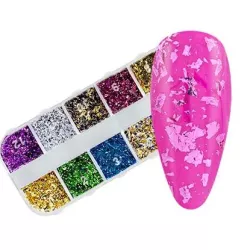 Nail Art Eclats de Foils