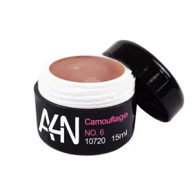Camouflage Nr6 Pêche 15ml de viscosité épaisse adapté à tous types de manucure