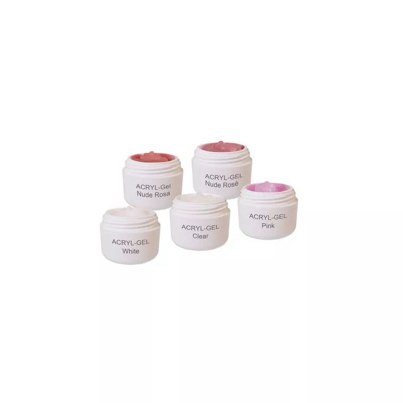 Box Découverte Acrylgel 5x5ml pour une manucure moderne ultra résistante. Box Découverte Acrylgel 5x5ml pour une manucure moderne ultra résistante.