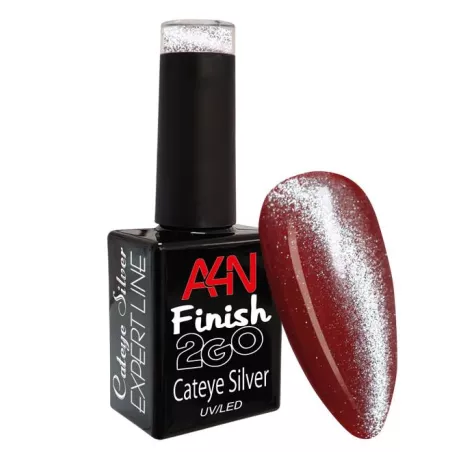 Finition 2Go Cat Eye Rainbow pour une manucure époustouflante.