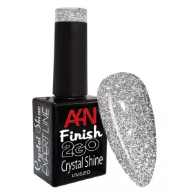 Finition 2Go Flakes Silver pour une manucure glamour