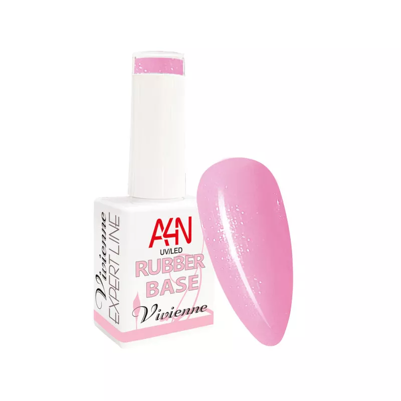 Rubber Base Nicolette une douce couleur rose irisée Rubber Base Nicolette une douce couleur rose irisée
