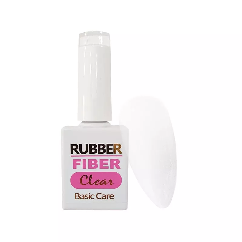 Rubber Fibre Clear. Base pour ongles. Top adhérence, extrêmement résistant. Rubber Fibre Clear. Base pour ongles. Top adhérence, extrêmement résistant.