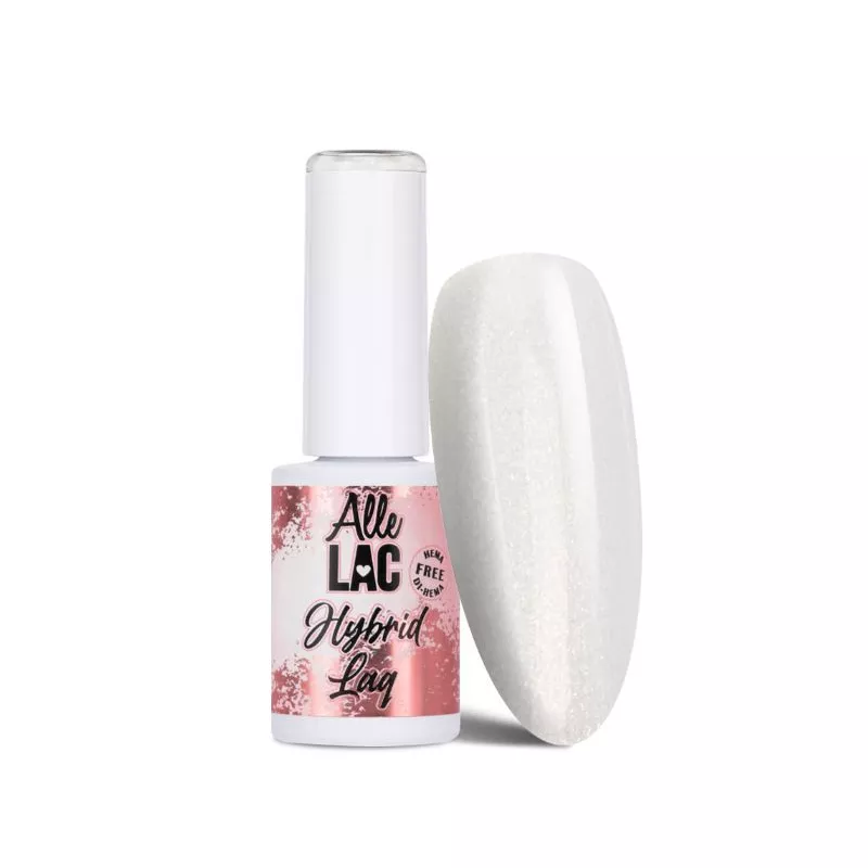 Vernis Permanent Gellack White Glitter Glow