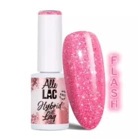 Vernis Permanent Gellack Glitter Pink Flash