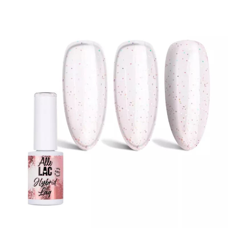 Vernis Permanent Gellack Rose Pêche Glitter