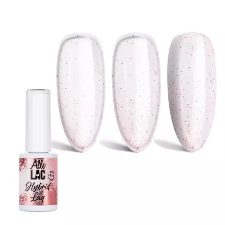 Vernis Permanent Gellack Rose Pêche Glitter
