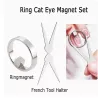 Kit aimant ongles forme anneau