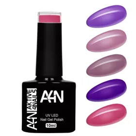Kit Vernis Semi Permanent Purple Shade