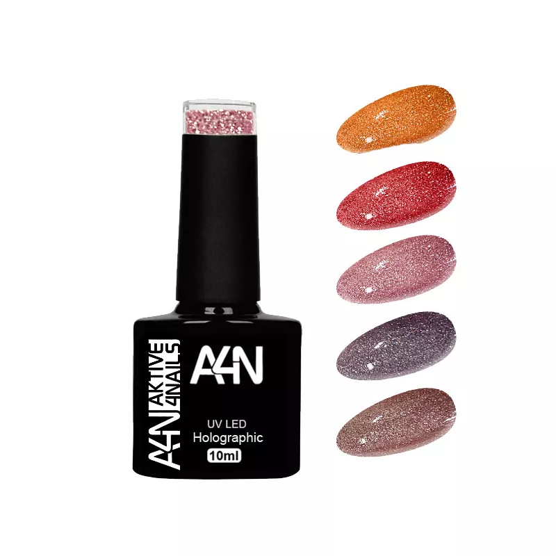 Kit Vernis Semi Permanent Glitter Fashion