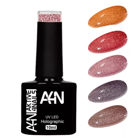 Kit Vernis Semi Permanent Glitter Fashion