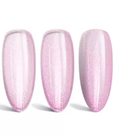 Vernis Permanent Pink Blush Glitter